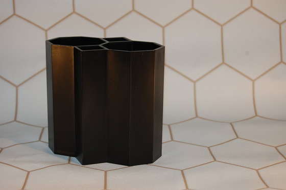 Image 1 of Helit Federmäppchen Schwarz Vintage 63904 Federmäppchen Federmäppchen '80er Eighties