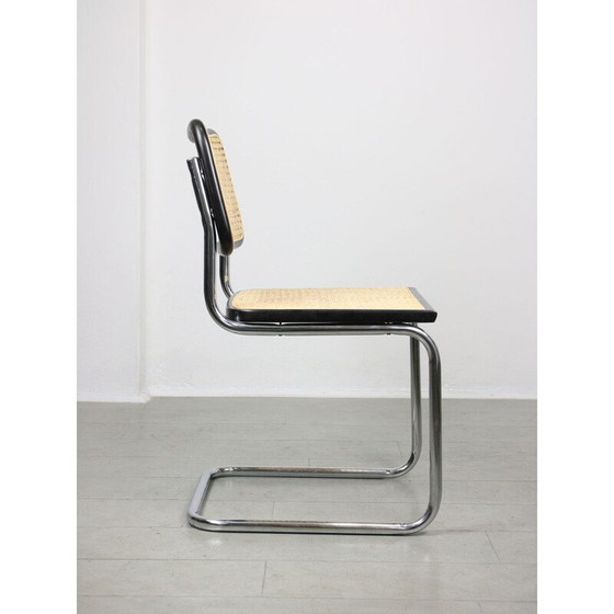 Image 1 of Vintage Cesca B32 Stuhl in schwarz von Marcel Breuer, 1980er Jahre