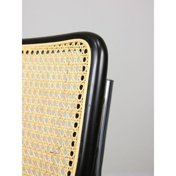 Image 1 of Vintage Cesca B32 Stuhl in schwarz von Marcel Breuer, 1980er Jahre