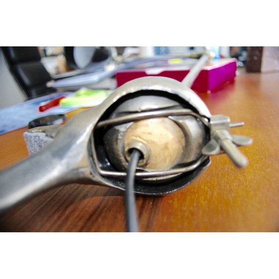 Image 1 of Vintage Nussbaum Schweizer Patella Architekt Lampe Schweizer 1950