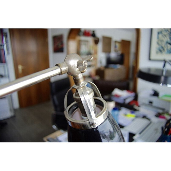 Image 1 of Vintage Nussbaum Schweizer Patella Architekt Lampe Schweizer 1950