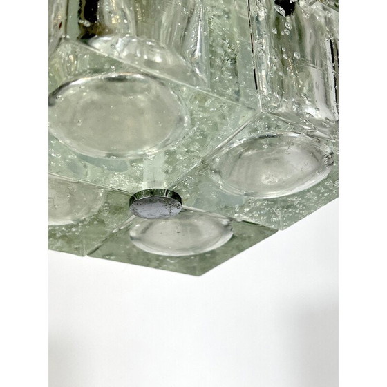 Image 1 of Vintage-Hängeleuchte aus Muranoglas von Poliarte, Italien 1970