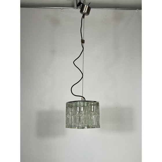 Image 1 of Vintage-Hängeleuchte aus Muranoglas von Poliarte, Italien 1970