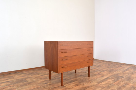 Image 1 of Mid-Century Dänische Teak Kommode von Kai Kristiansen für Fm Møbler, 1960S.