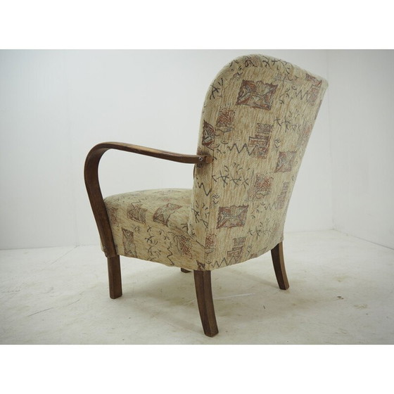 Image 1 of Art Deco Vintage Sessel, Tschechoslowakei 1940er Jahre