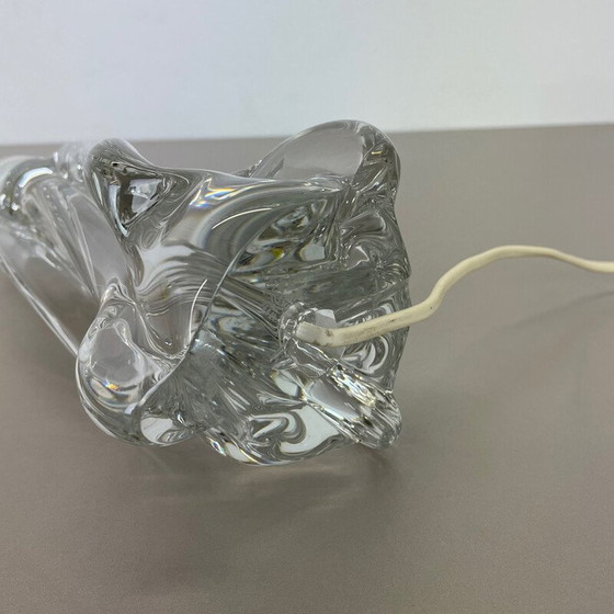 Image 1 of Vintage "Lucid" Tischlampe aus Kristallglas für Sevres, Frankreich 1960er Jahre