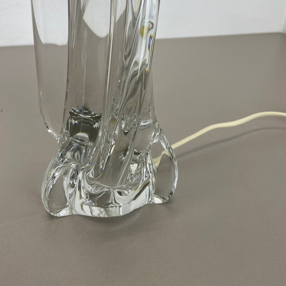 Image 1 of Vintage "Lucid" Tischlampe aus Kristallglas für Sevres, Frankreich 1960er Jahre