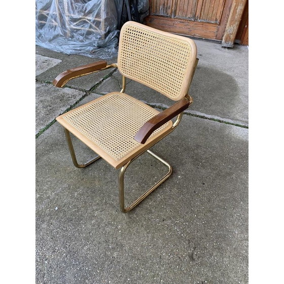 Image 1 of Italienischer Sessel B64 Cesca von Marcel Breuer aus der Mitte des Jahrhunderts, 1970er Jahre