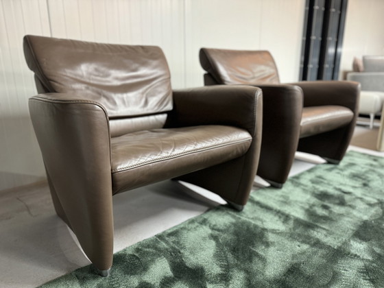 Image 1 of 2 Jori Angel Sessel braun Leder