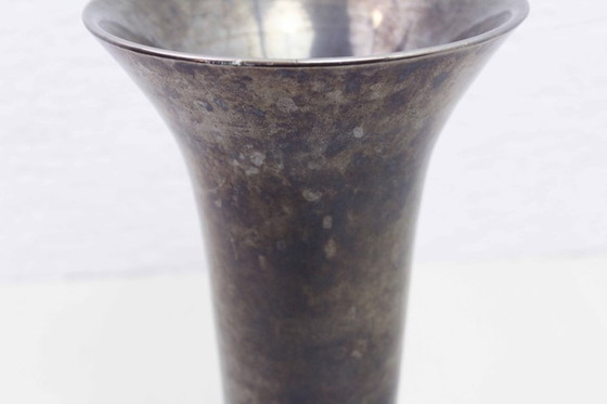 Image 1 of Niederländische Vase aus emaillierter Keramik MOBACH 1970