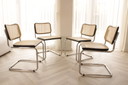 4x Gavina Cesca Stühle von Marcel Breuer