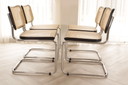 4x Gavina Cesca Stühle von Marcel Breuer