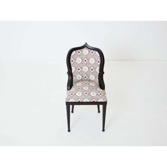 Image 1 of Vintage Palace Beistellstuhl aus massiver Eiche von Garouste und Mattia Bonetti, Marseille 1990