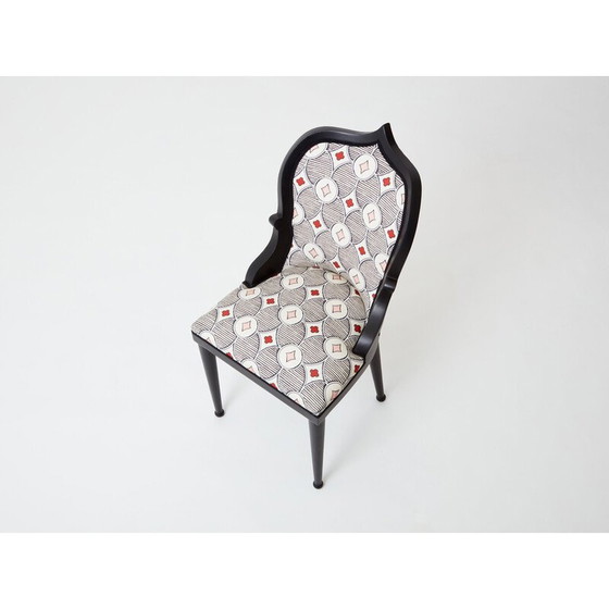 Image 1 of Vintage Palace Beistellstuhl aus massiver Eiche von Garouste und Mattia Bonetti, Marseille 1990