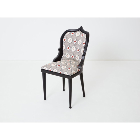 Image 1 of Vintage Palace Beistellstuhl aus massiver Eiche von Garouste und Mattia Bonetti, Marseille 1990