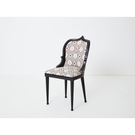 Image 1 of Vintage Palace Beistellstuhl aus massiver Eiche von Garouste und Mattia Bonetti, Marseille 1990