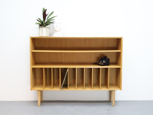 Vintage LP Schrank Sideboard Bücherregal Eiche