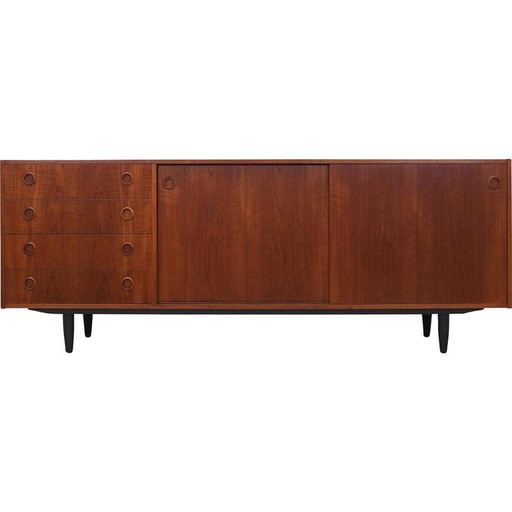 Vintage Anrichte aus Teakholz, Dänemark 1970er