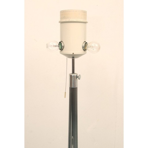 Vintage verstellbare Stehlampe aus Chromstahl, Dänemark 1960