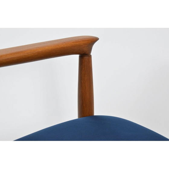 Image 1 of Vintage-Sessel GFM64, ikonischer blauer Samt 1960er Jahre