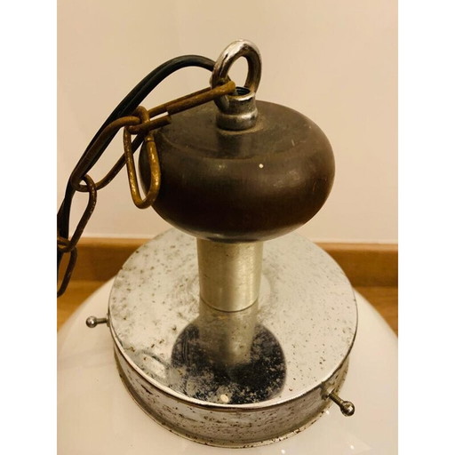 Vintage Mazzega Pendelleuchte aus bernsteinfarbenem Muranoglas, 1960er Jahre