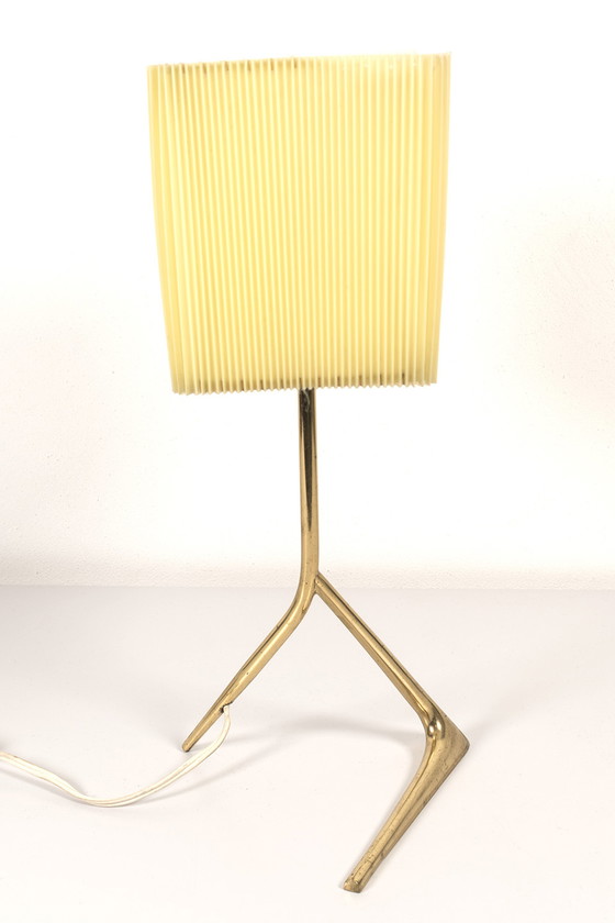 Image 1 of Vintage-Tischlampe aus Messing