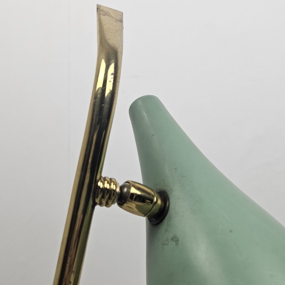 Image 1 of Tischlampe mit Marmorfuß von Oscar Torlasco, Italien 1955