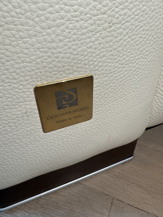 Image 1 of Giovanni Sforza Set 3-Sitzer Sofa Creme Weiß und Liebessitz