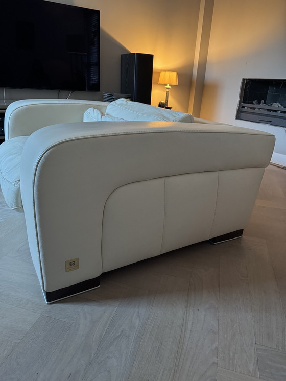 Image 1 of Giovanni Sforza Set 3-Sitzer Sofa Creme Weiß und Liebessitz