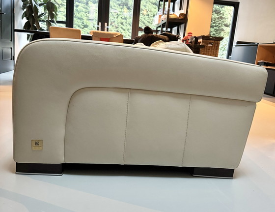 Image 1 of Giovanni Sforza Set 3-Sitzer Sofa Creme Weiß und Liebessitz