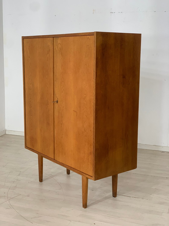 Image 1 of Mid century hellerau wäscheschrank schrank kleiderschrank vintage