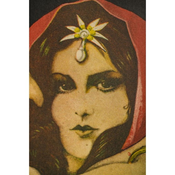 Image 1 of Vintage-Plakat des Films "Thais" von Jakub Erol, Polen 1984