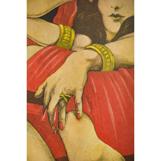 Image 1 of Vintage-Plakat des Films "Thais" von Jakub Erol, Polen 1984