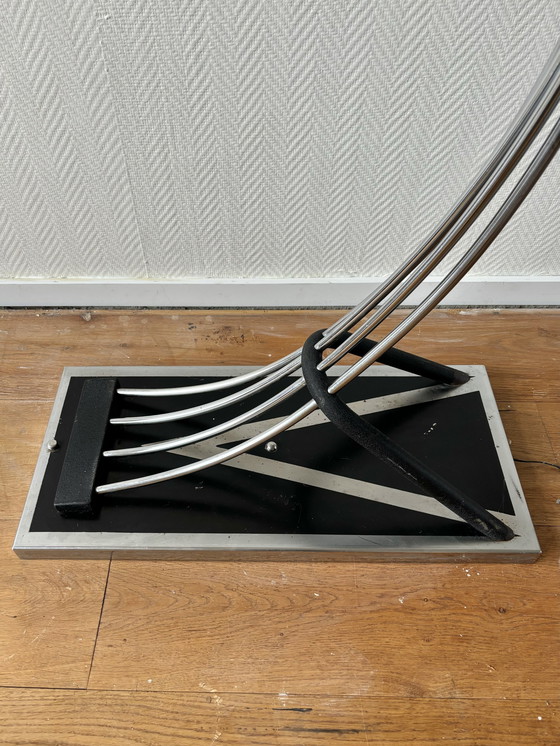 Image 1 of Art Deco, Maschinenzeitalter, Bogenlampe, Stehlampe