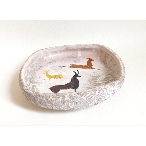 Vintage Keramik-Taschenbox, Frankreich 1960