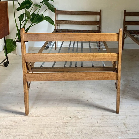 Image 1 of Vintage Eichenholz-Tagesbett, 1960er Jahre