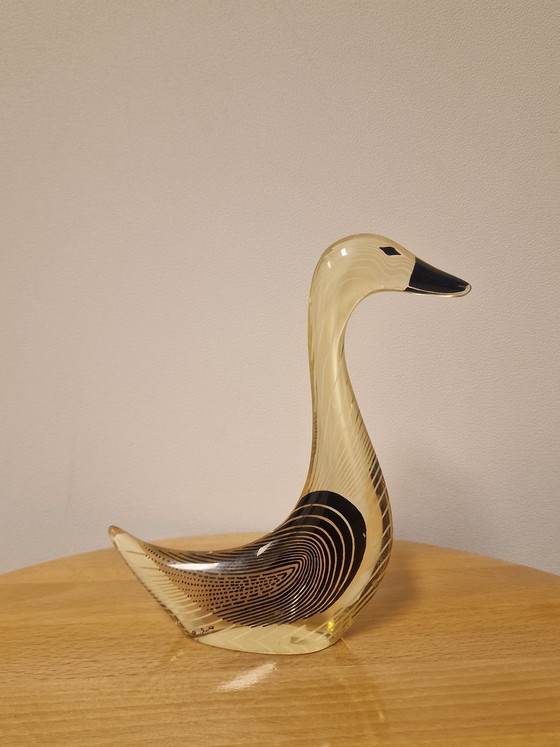 Image 1 of Vintage Modern Goose Lucite Abraham Palatnik.