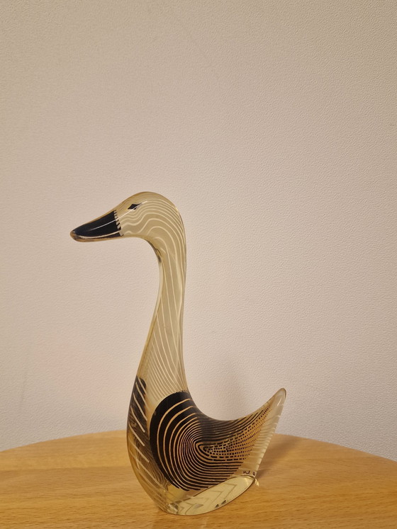 Image 1 of Vintage Modern Goose Lucite Abraham Palatnik.