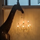 Qeeboo Verliebte Giraffe Innenlampe M