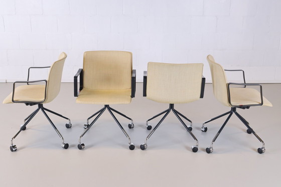 Image 1 of 4x Gispen Nomi Arbeit gelb