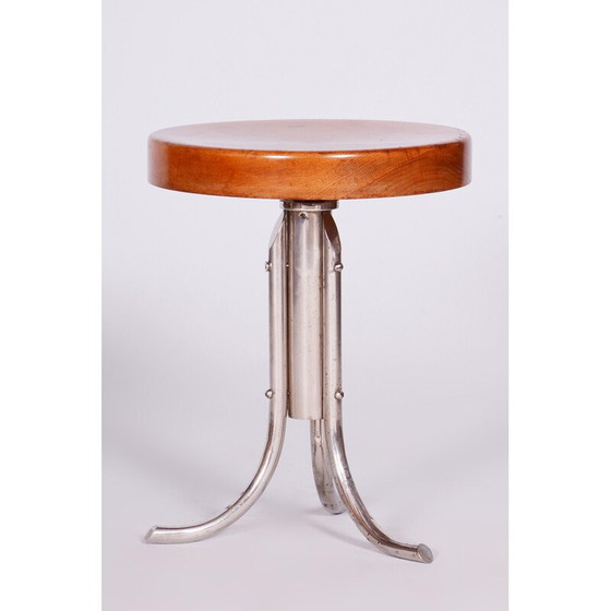 Image 1 of Alter Bauhaus-Hocker von Mücke Melder, Tschechien 1930er Jahre