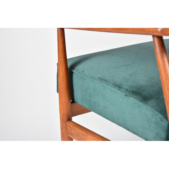 Image 1 of Vintage Samt Sessel 1970er