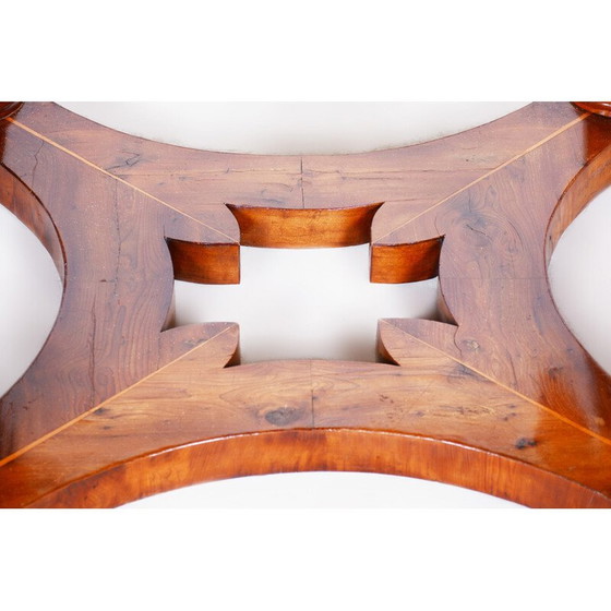Image 1 of Biedermeier Esstisch aus Eibenholz, Österreich 1830er Jahre