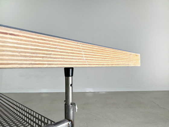 Image 1 of 15X Original Egon Eiermann Schreibtisch Richard Lampert Metall