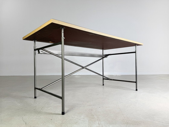 Image 1 of 15X Original Egon Eiermann Schreibtisch Richard Lampert Metall