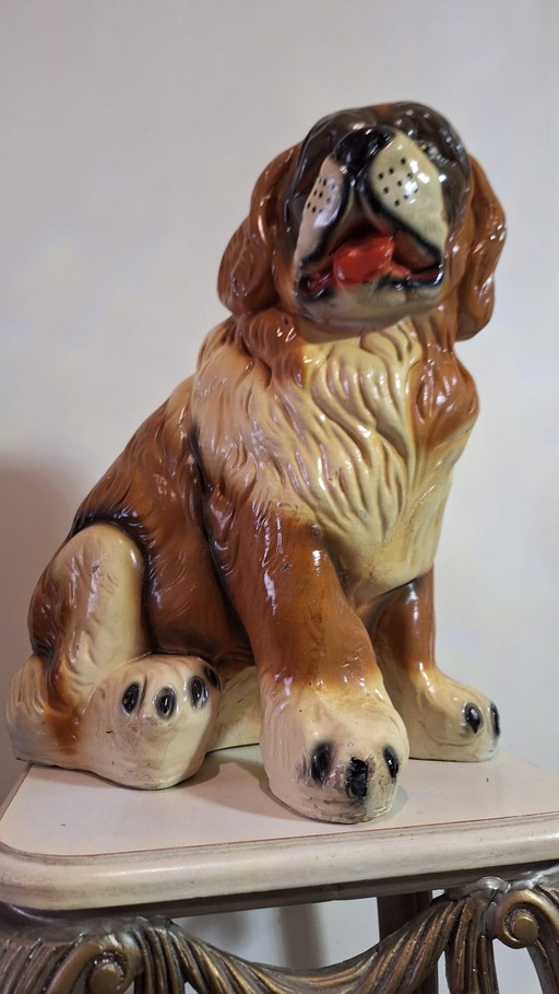 Vintage Stein Bernhardiner Hund
