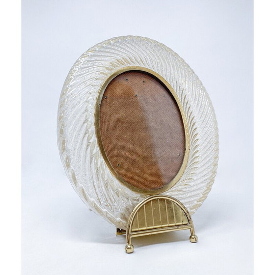 Image 1 of Vintage-Rahmen aus mundgeblasenem Muranoglas