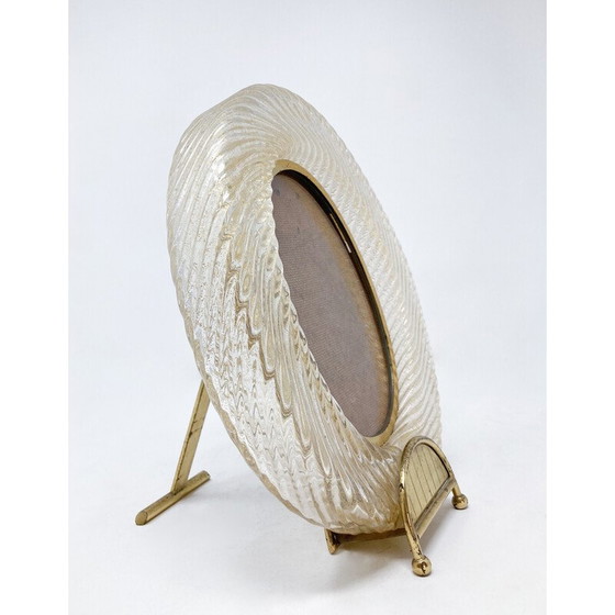 Image 1 of Vintage-Rahmen aus mundgeblasenem Muranoglas