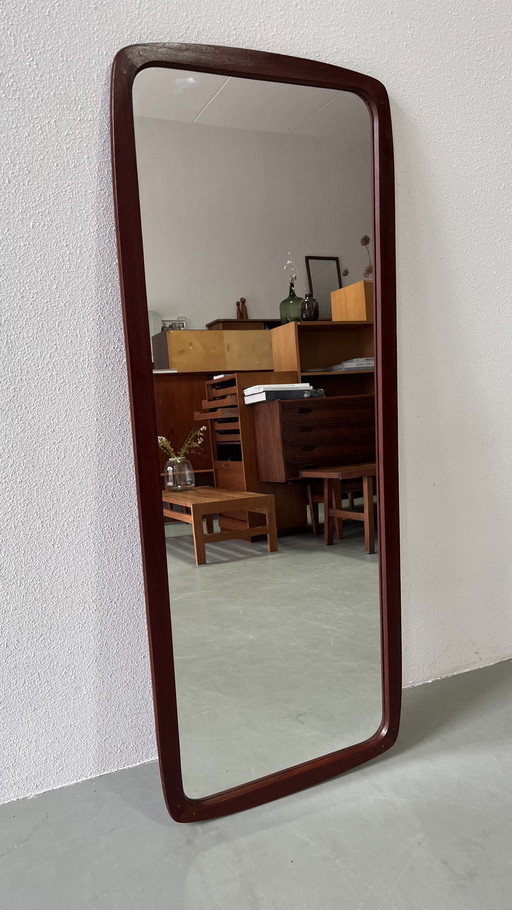Vintage dänischer Spiegel aus Teakholz