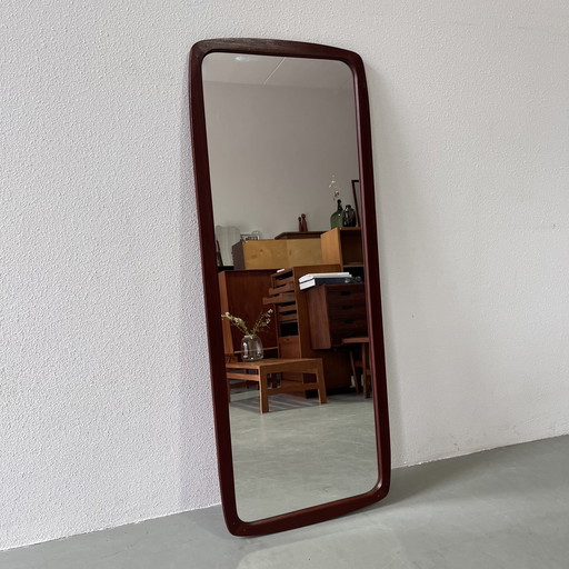 Vintage dänischer Spiegel aus Teakholz